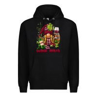 Black vine diva  gnome Premium Hoodie - BarkalooDesign