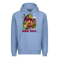 Colony Blue vine diva  gnome Premium Hoodie - BarkalooDesign