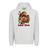 Dove Grey vine diva  gnome Premium Hoodie - BarkalooDesign