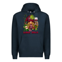 Navy vine diva  gnome Premium Hoodie - BarkalooDesign