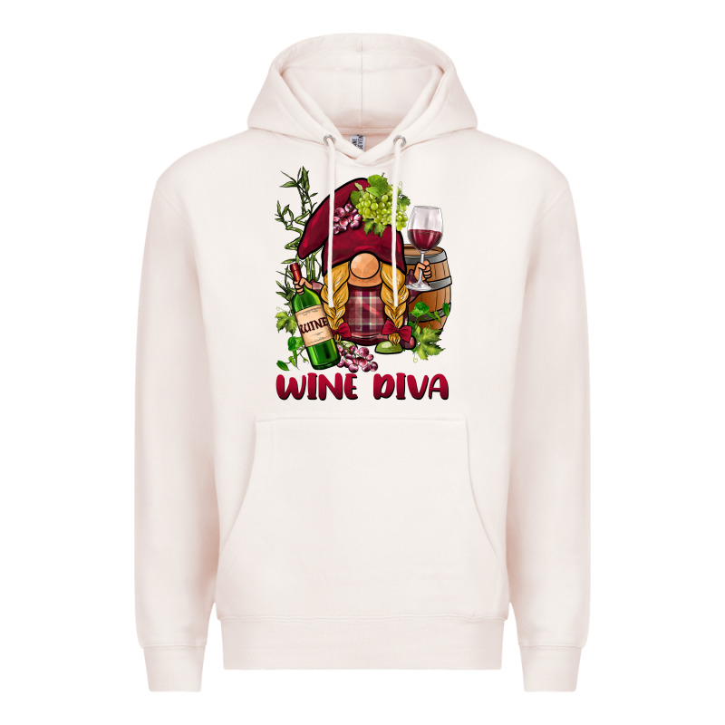 Vine Diva  Gnome Premium Hoodie by BarkalooDesign | Teevron