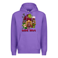Purple vine diva  gnome Premium Hoodie - BarkalooDesign