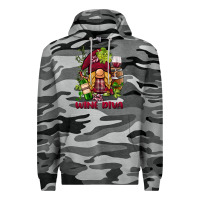 Slate Camo vine diva  gnome Premium Hoodie - BarkalooDesign