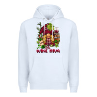 White vine diva  gnome Premium Hoodie - BarkalooDesign