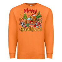 Carrot merry christmas gingerbread truck Premium Sweatshirt - MaliasSmallBusiness