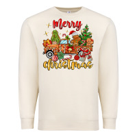 Sandshell merry christmas gingerbread truck Premium Sweatshirt - MaliasSmallBusiness