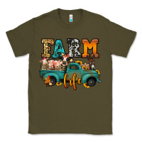 Army Green farm life farm animals truck Classic Tee - Jasminsmagicworld