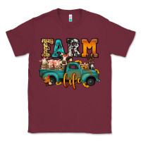 Burgundy farm life farm animals truck Classic Tee - Jasminsmagicworld