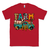 Red farm life farm animals truck Classic Tee - Jasminsmagicworld