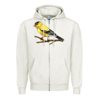 American Goldfinch Zipper Hoodie | Teevron