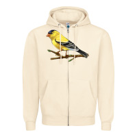 Sandshell American Goldfinch Zipper Hoodie - LillyAllenDesigns