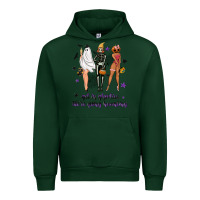 Forest Green Get in ghoulies were going haunting Urban Hoodie - NancyCooperArtShop