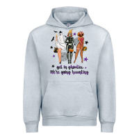 Heather Grey Get in ghoulies were going haunting Urban Hoodie - NancyCooperArtShop
