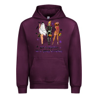 Mauve Wine Get in ghoulies were going haunting Urban Hoodie - NancyCooperArtShop