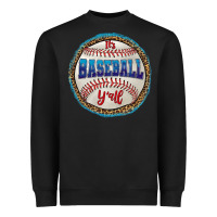 Black it's baseball y'all Heavyweight Sweatshirt - HRA Design Shop