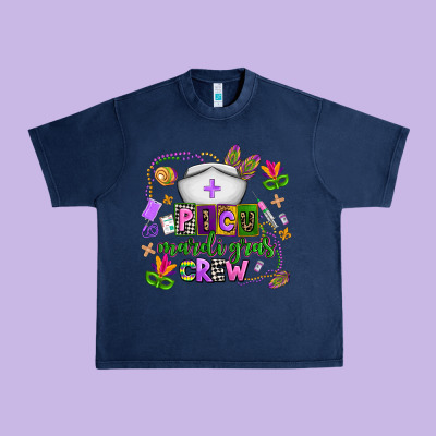 Picu Mardi Gras Crew Urban Heavy Tee Designed By Adodesignshop