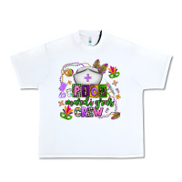 White picu mardi gras crew Urban Heavy Tee - AdoDesignShop