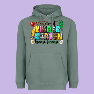 Watch Kindergarten Home Is Come Heavyweight Hoodie Designed By Nancycooperartshop