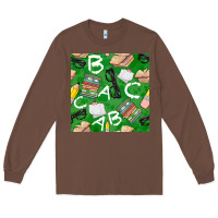Chestnut english class seamless pattern Long Sleeve Tee - BundleAndBundleShop