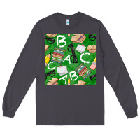 Smoke english class seamless pattern Long Sleeve Tee - BundleAndBundleShop