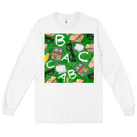 White english class seamless pattern Long Sleeve Tee - BundleAndBundleShop