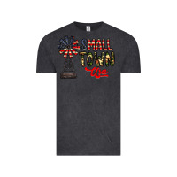 Vintage Black small town usa Vintage Tee - CowhideDigitalArt