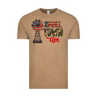 Vintage Coffee small town usa Vintage Tee - CowhideDigitalArt