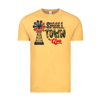 Vintage Mustard small town usa Vintage Tee - CowhideDigitalArt