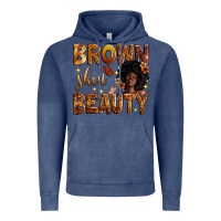 Vintage Denim brown skin beauty Vintage Hoodie - Zillion Design Studio