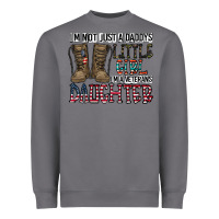 Storm I'm Not Just A Daddy's Little Girl Heavyweight Sweatshirt - CowhideDigitalArt