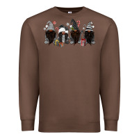 Chestnut grey christmas afro gnomies Premium Sweatshirt - MaliasSmallBusiness