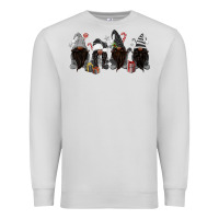 Dove Grey grey christmas afro gnomies Premium Sweatshirt - MaliasSmallBusiness