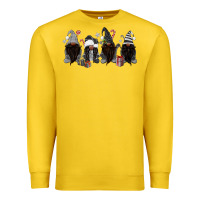 Lemon grey christmas afro gnomies Premium Sweatshirt - MaliasSmallBusiness