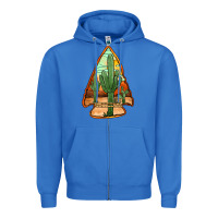 True Royal desert cactus arrowhead Zipper Hoodie - Jasminsmagicworld
