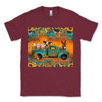 Burgundy farm animals truck Classic Tee - Jasminsmagicworld
