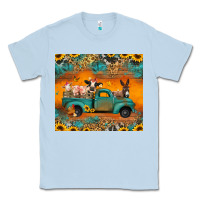Dusty Blue farm animals truck Classic Tee - Jasminsmagicworld