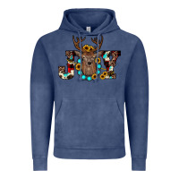 Vintage Denim christmas joy Vintage Hoodie - JahusDesignShop