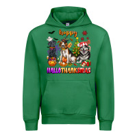 Emerald happy hallothanksmas dogs Urban Hoodie - texasbilliewilder