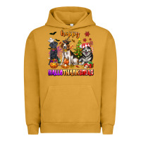 Pigment Peanut Butter happy hallothanksmas dogs Urban Hoodie - texasbilliewilder