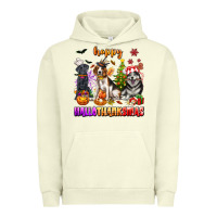 Pigment Pistachio happy hallothanksmas dogs Urban Hoodie - texasbilliewilder