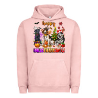 Pigment Salmon happy hallothanksmas dogs Urban Hoodie - texasbilliewilder