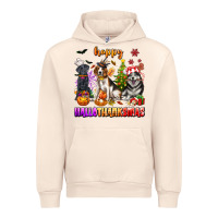Sandshell happy hallothanksmas dogs Urban Hoodie - texasbilliewilder