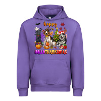 Tulip happy hallothanksmas dogs Urban Hoodie - texasbilliewilder