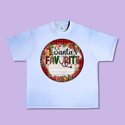 Custom Name Santas Favorite Nurse Urban Heavy Tee Designed By Adodesignshop
