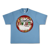 Pebble Blue custom name santas favorite nurse Urban Heavy Tee - AdoDesignShop