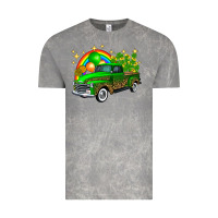 Cloud Rock st patricks shamrock gold rainbow balloon candy truck Vintage Tee - FaDigitalArtStudio