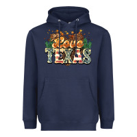 Navy love texas Heavyweight Hoodie - NancyCooperArtShop