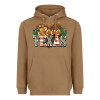 Toasted Coconut love texas Heavyweight Hoodie - NancyCooperArtShop