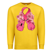 Lemon breast cancer with boxing gloves Premium Sweatshirt - MaliasSmallBusiness