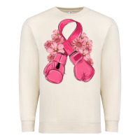 Sandshell breast cancer with boxing gloves Premium Sweatshirt - MaliasSmallBusiness